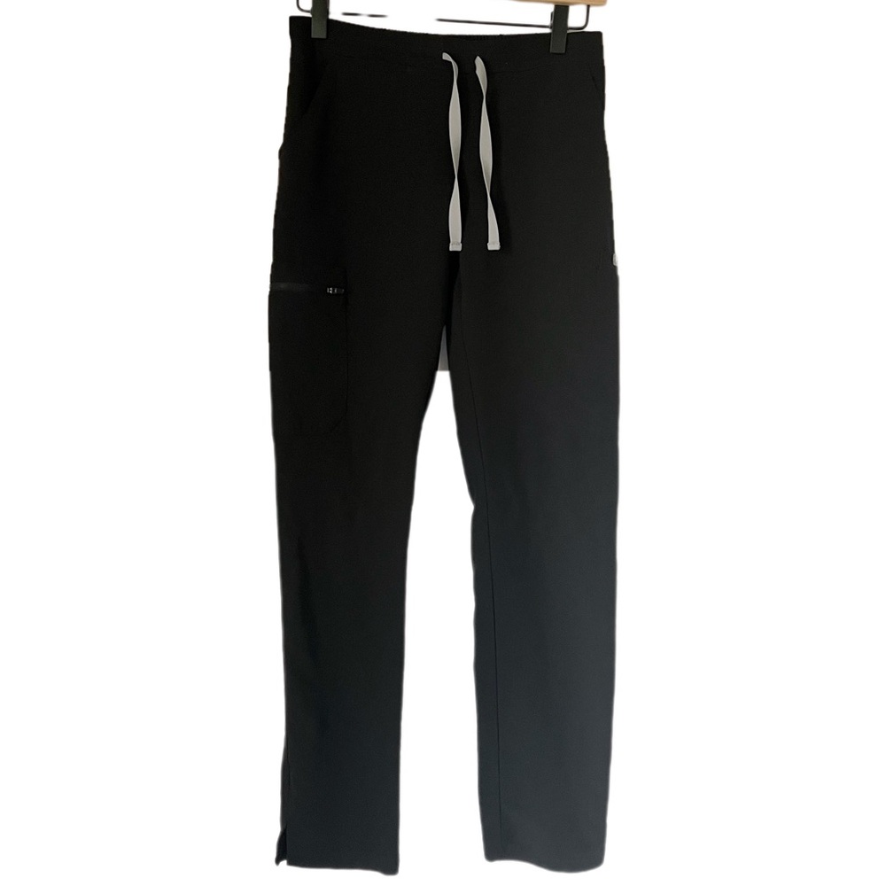 FIGS Yola Skinny Scrub Pants Black Size XS